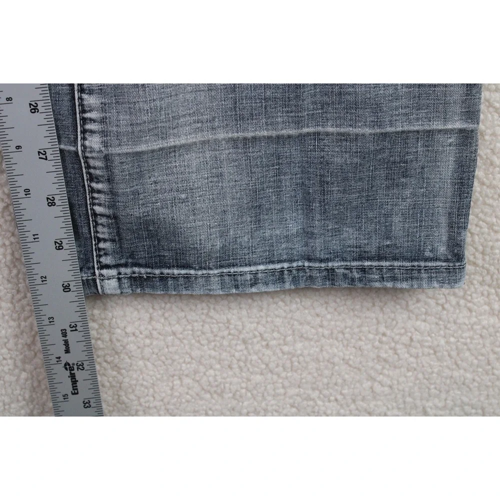 Ecko Unltd Mens Jeans W34 Blue Wash Relaxed Fit Denim Pants Y2K Streetwear‎